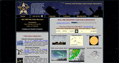 Desktop Screenshot of amherstastronomy.org